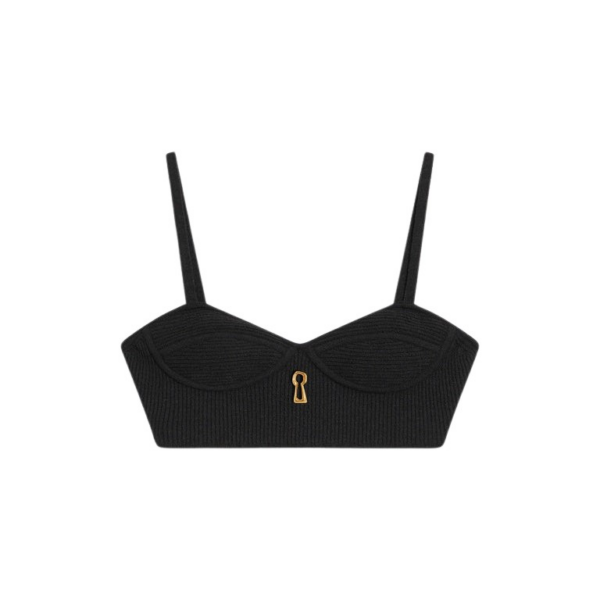 Schiaparelli Keyhole Bralette Tops in Schiaparelli Authentic Luxury Fashion at Coveti