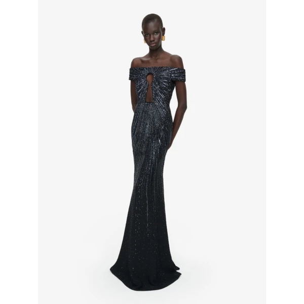 Schiaparelli Keyhole Dress Dresses in Schiaparelli Authentic Luxury Fashion at Coveti