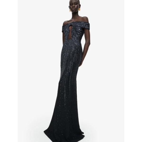 Schiaparelli Keyhole Dress Dresses in Schiaparelli Authentic Luxury Fashion at Coveti