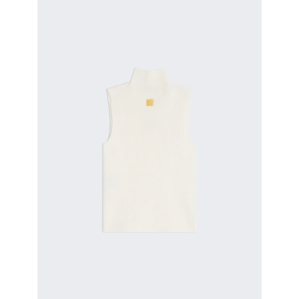 Schiaparelli Keyhole Sleeveless Jumper Knitwear in Schiaparelli Authentic Luxury Fashion at Coveti