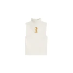 Schiaparelli Keyhole Sleeveless Jumper Knitwear in Schiaparelli Authentic Luxury Fashion at Coveti