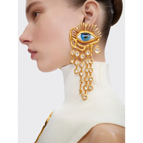 Schiaparelli Keyhole Sleeveless Jumper Knitwear in Schiaparelli Authentic Luxury Fashion at Coveti