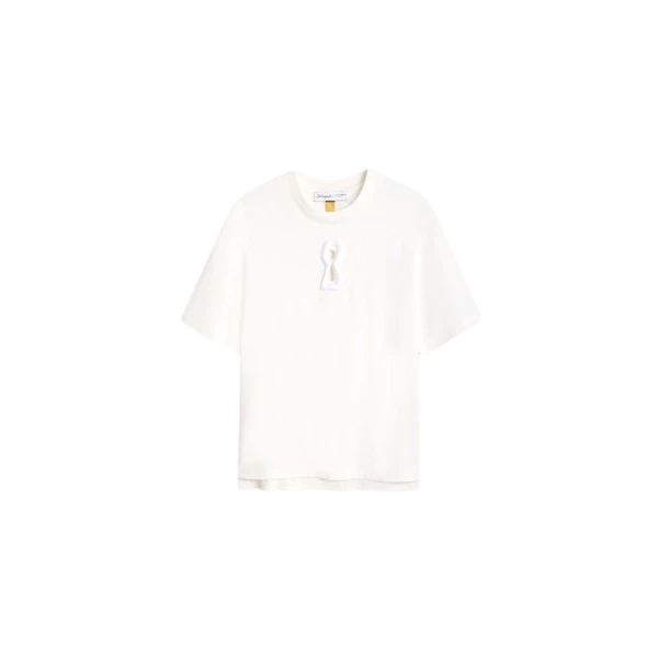 Schiaparelli Keyhole T-Shirt - Black Tops in Schiaparelli Authentic Luxury Fashion at Coveti