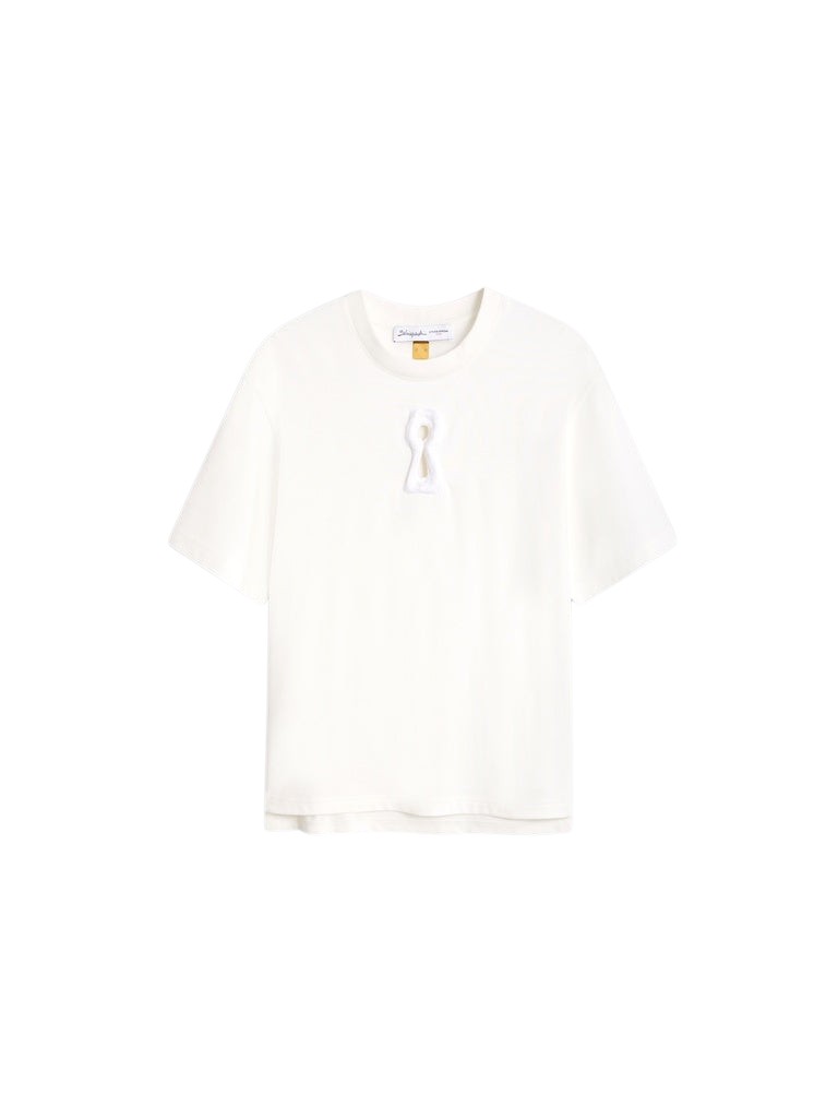 Schiaparelli Keyhole T-Shirt – Black Top