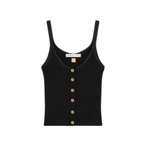 Schiaparelli Keyhole Tank Top Tops in Schiaparelli Authentic Luxury Fashion at Coveti