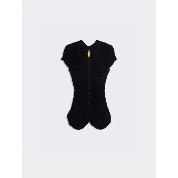 Schiaparelli Keyhole Top Tops in Schiaparelli Authentic Luxury Fashion at Coveti