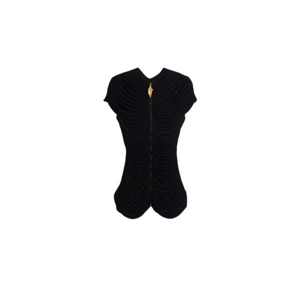 Schiaparelli Keyhole Top Tops in Schiaparelli Authentic Luxury Fashion at Coveti