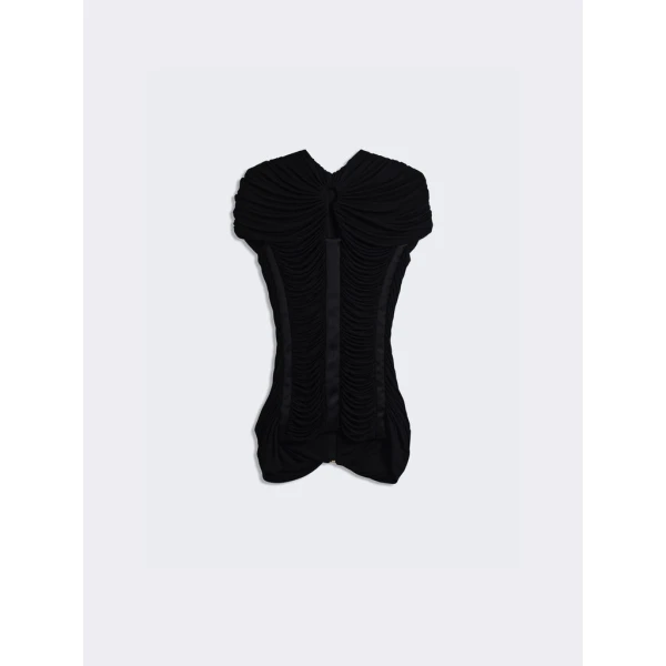 Schiaparelli Keyhole Top Tops in Schiaparelli Authentic Luxury Fashion at Coveti