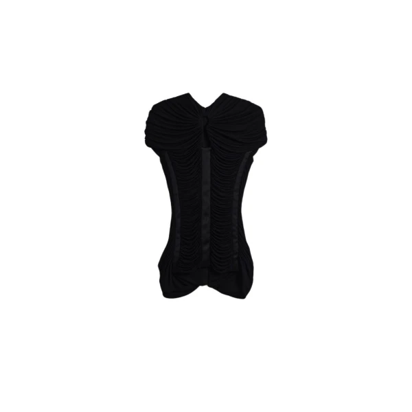 Schiaparelli Keyhole Top Tops in Schiaparelli Authentic Luxury Fashion at Coveti