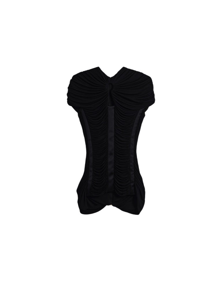 Schiaparelli Keyhole Top Tops in Schiaparelli Authentic Luxury Fashion at Coveti