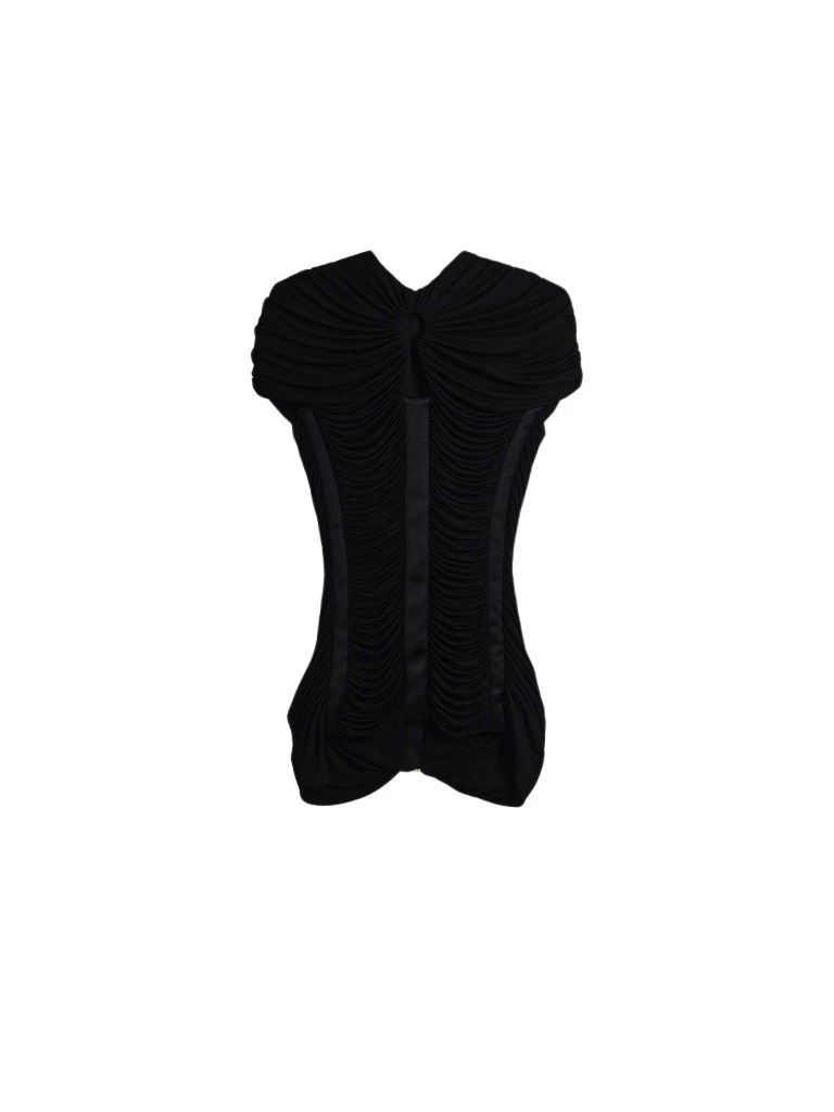Schiaparelli-Keyhole-Top29889_nobg Schiaparelli Keyhole Top Tops in Schiaparelli Authentic Luxury Fashion at Coveti