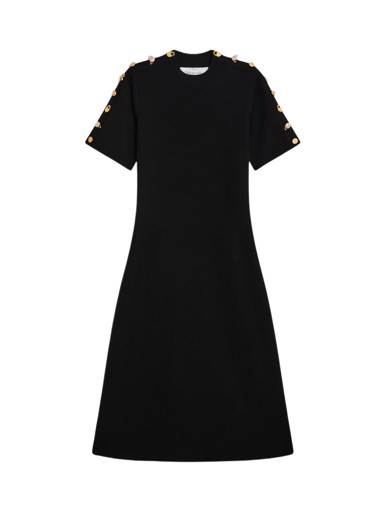 Schiaparelli Knitted Bijoux Buttons Dress Dresses in Schiaparelli Authentic Luxury Fashion at Coveti