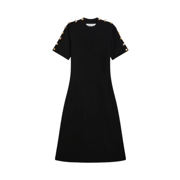 Schiaparelli Knitted Bijoux Buttons Dress Dresses in Schiaparelli Authentic Luxury Fashion at Coveti