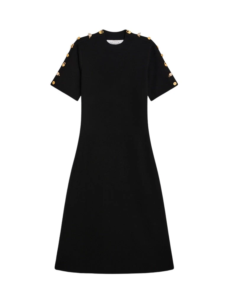 Schiaparelli Knitted Bijoux Buttons Dress Dresses in Schiaparelli Authentic Luxury Fashion at Coveti
