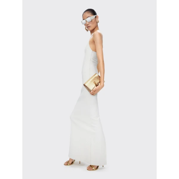 Schiaparelli Knitted Keyhole Dress Dresses in Schiaparelli Authentic Luxury Fashion at Coveti