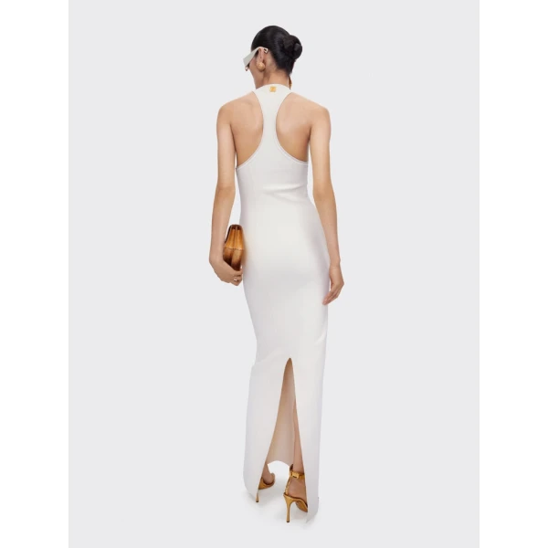 Schiaparelli Knitted Keyhole Dress Dresses in Schiaparelli Authentic Luxury Fashion at Coveti