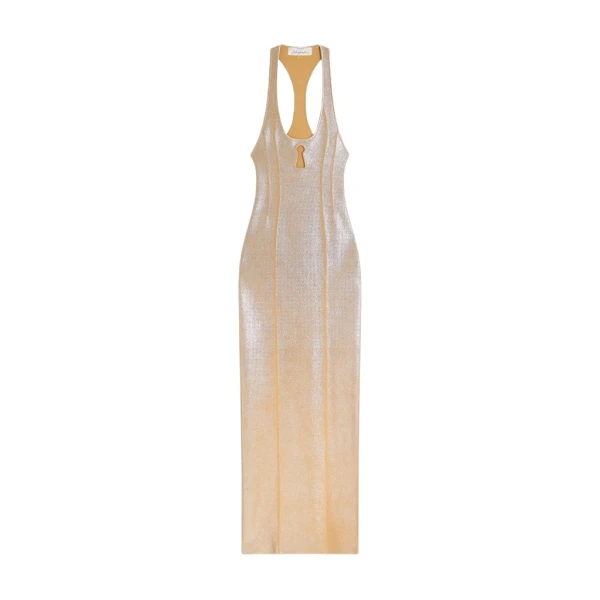 Schiaparelli Knitted Keyhole Dress Dresses in Schiaparelli Authentic Luxury Fashion at Coveti