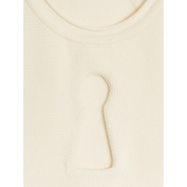 Schiaparelli Knitted Keyhole Dress Dresses in Schiaparelli Authentic Luxury Fashion at Coveti