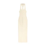 Schiaparelli Knitted Keyhole Dress Dresses in Schiaparelli Authentic Luxury Fashion at Coveti