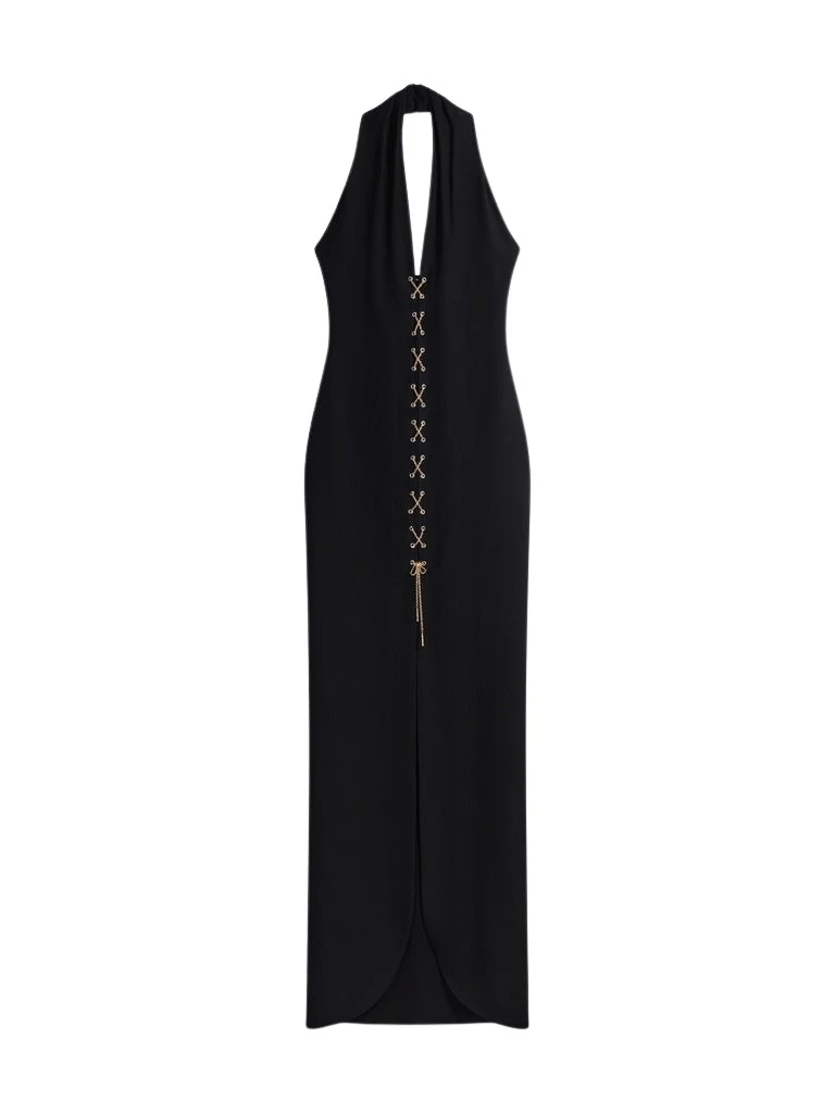 Schiaparelli-Laced-Dress-381931_nobg Schiaparelli Laced Dress Dresses in Schiaparelli Authentic Luxury Fashion at Coveti