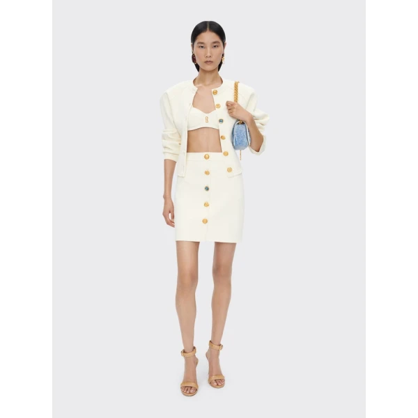 Schiaparelli Laced-Up Cardigan Knitwear in Schiaparelli Authentic Luxury Fashion at Coveti