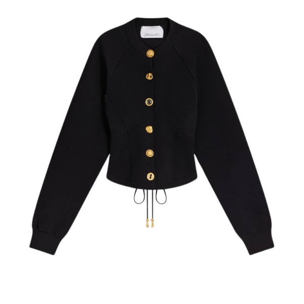 Schiaparelli Laced-Up Cardigan Knitwear in Schiaparelli Authentic Luxury Fashion at Coveti