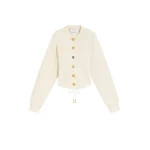 Schiaparelli Laced-Up Cardigan Knitwear in Schiaparelli Authentic Luxury Fashion at Coveti