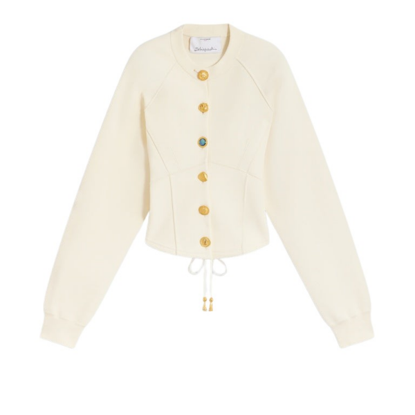 Schiaparelli Laced-Up Cardigan Knitwear in Schiaparelli Authentic Luxury Fashion at Coveti