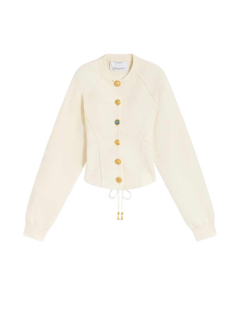 Schiaparelli Laced-Up Cardigan Knitwear in Schiaparelli Authentic Luxury Fashion at Coveti