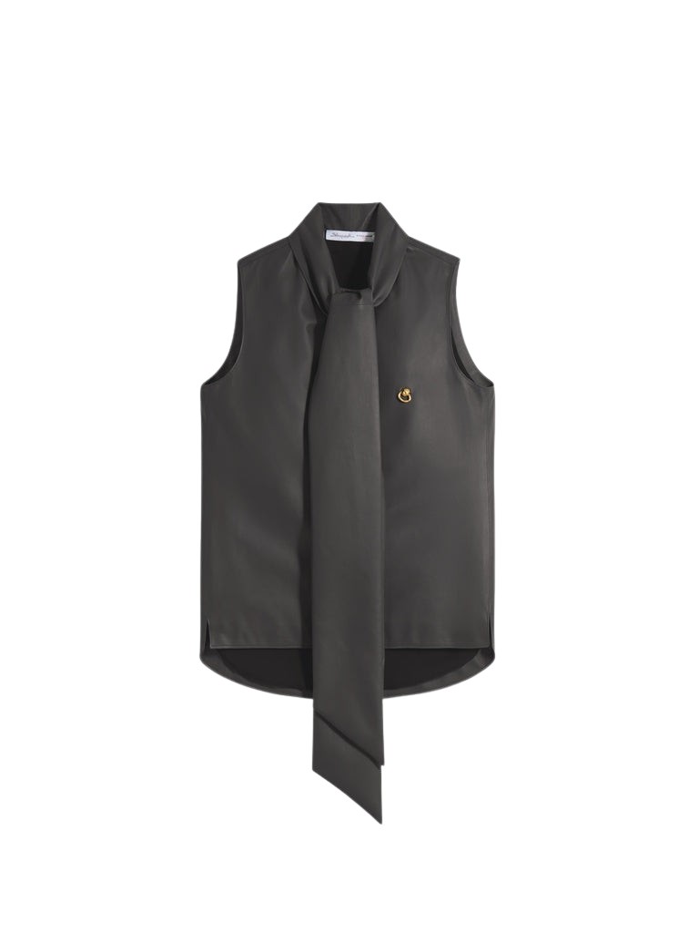 Schiaparelli Lavalliere Top Tops in Schiaparelli Authentic Luxury Fashion at Coveti