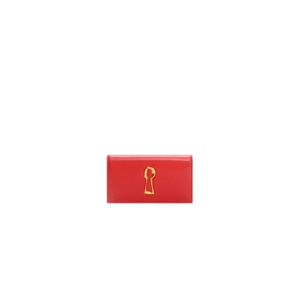 Schiaparelli Leather Keyhole Clutch