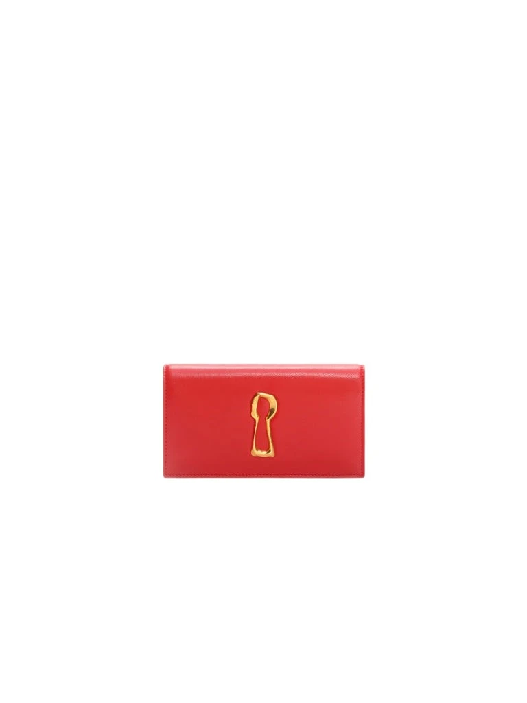 Schiaparelli-Leather-Keyhole-Clutch-217667_nobg Schiaparelli Leather Keyhole Clutch
