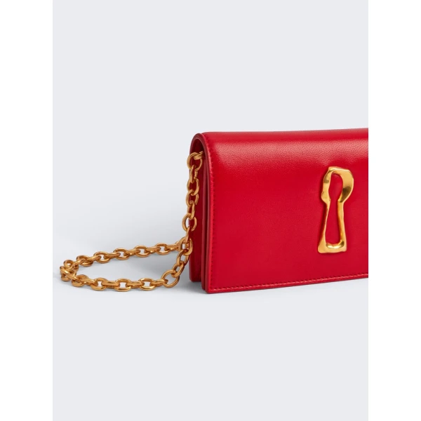 Leather Keyhole Clutch - Image 4