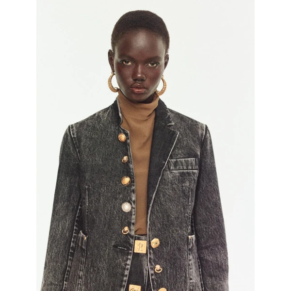 Schiaparelli Little Asymmetrical Jacket Jackets in Schiaparelli Authentic Luxury Fashion at Coveti