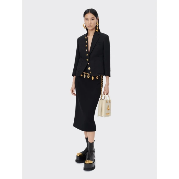 Schiaparelli Little Asymmetrical Jacket Jackets in Schiaparelli Authentic Luxury Fashion at Coveti