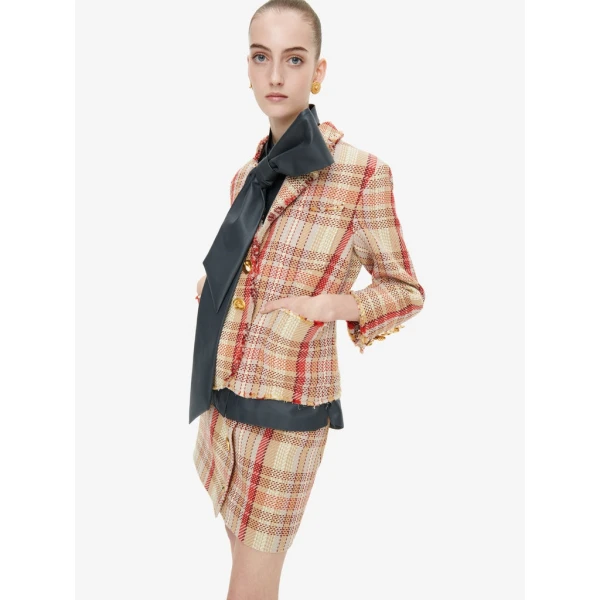 Schiaparelli Little Asymmetrical Jacket Jackets in Schiaparelli Authentic Luxury Fashion at Coveti