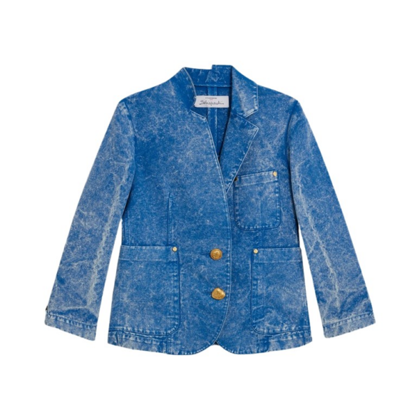 Schiaparelli Little Asymmetrical Jacket Jackets in Schiaparelli Authentic Luxury Fashion at Coveti