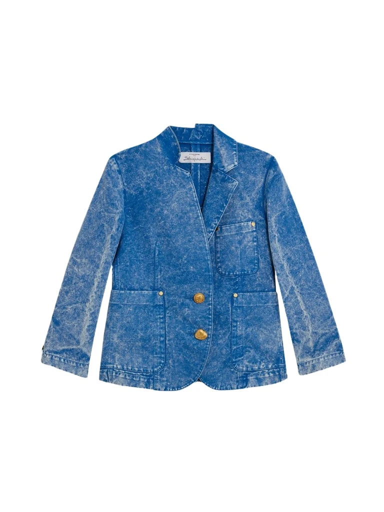 Schiaparelli-Little-Asymmetrical-Jacket-1057852_nobg Schiaparelli Little Asymmetrical Jacket Jackets in Schiaparelli Authentic Luxury Fashion at Coveti