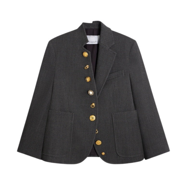 Schiaparelli Little Asymmetrical Jacket Jackets in Schiaparelli Authentic Luxury Fashion at Coveti