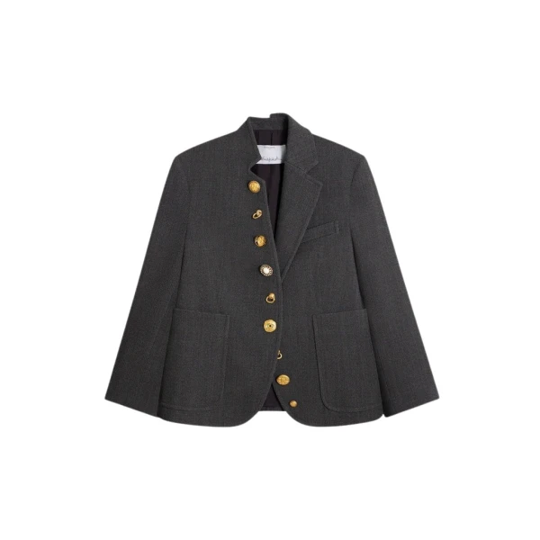 Schiaparelli Little Asymmetrical Jacket Jackets in Schiaparelli Authentic Luxury Fashion at Coveti