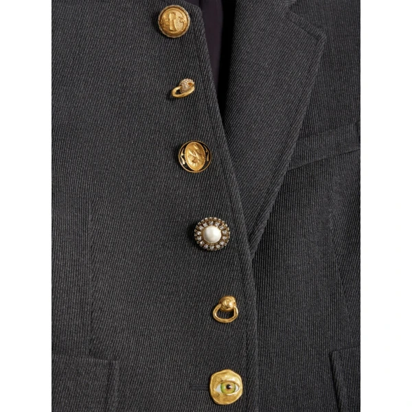 Schiaparelli Little Asymmetrical Jacket Jackets in Schiaparelli Authentic Luxury Fashion at Coveti