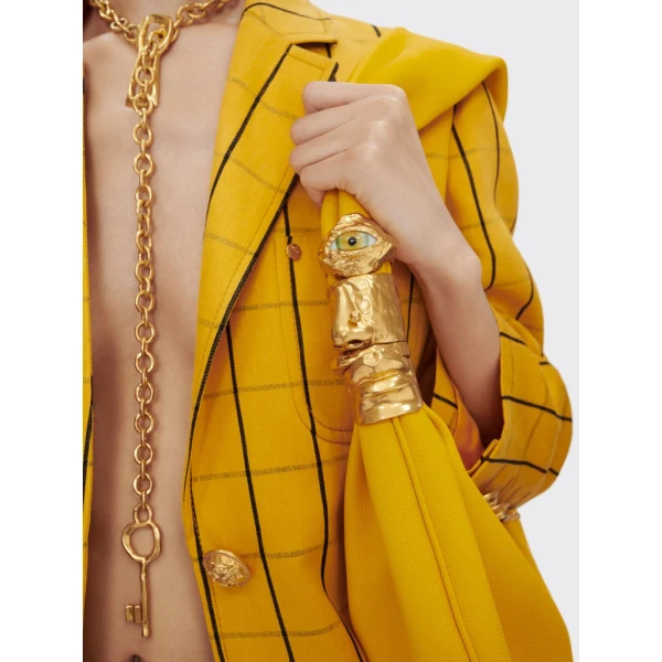Schiaparelli Little Asymmetrical Jacket Jackets in Schiaparelli Authentic Luxury Fashion at Coveti