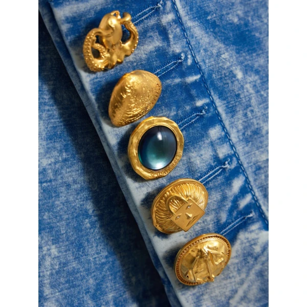 Schiaparelli Little Asymmetrical Jacket Jackets in Schiaparelli Authentic Luxury Fashion at Coveti