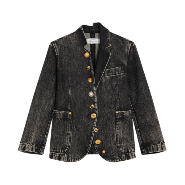 Schiaparelli Little Asymmetrical Jacket Jackets in Schiaparelli Authentic Luxury Fashion at Coveti