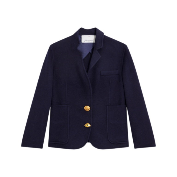 Schiaparelli Little Asymmetrical Jacket Jackets in Schiaparelli Authentic Luxury Fashion at Coveti