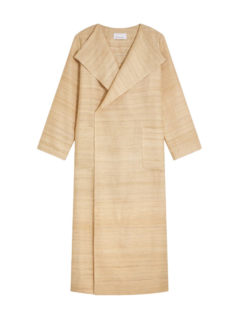 Schiaparelli Long Braided Trench Coat