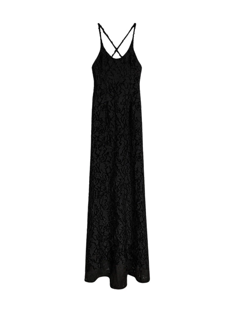 Schiaparelli-Long-Dress-With-Thin-Straps15690_nobg Schiaparelli Long Dress With Thin Straps Dresses in Schiaparelli Authentic Luxury Fashion at Coveti