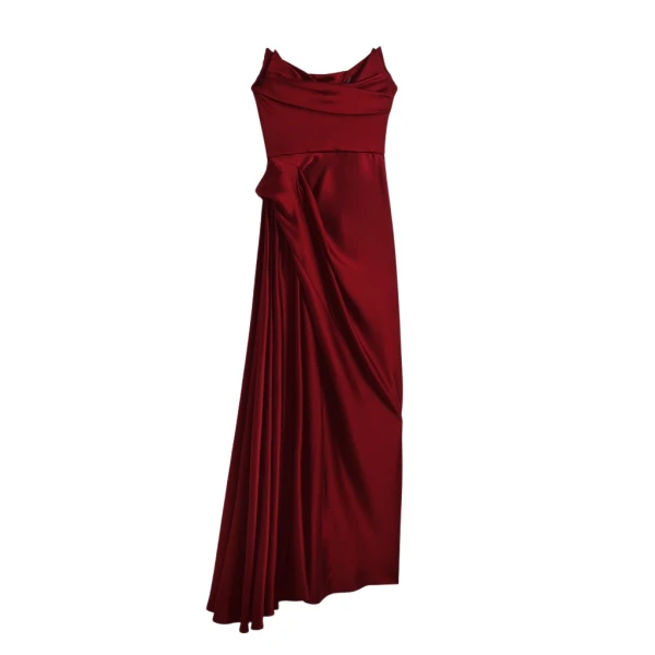 Schiaparelli Long Stoup Bustier Dress Dresses in Schiaparelli Authentic Luxury Fashion at Coveti