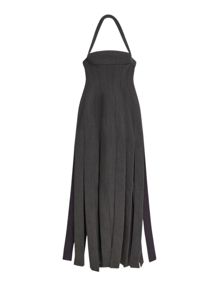 Schiaparelli-Long-Unstitched-Ribbons-Dress59975_nobg Schiaparelli Long Unstitched Ribbons Dress Dresses in Schiaparelli Authentic Luxury Fashion at Coveti