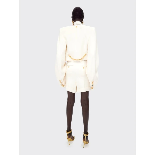 Schiaparelli Low-Rise Key Shorts Shorts in Schiaparelli Authentic Luxury Fashion at Coveti